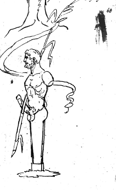 Фрагмент рукописи Гёте